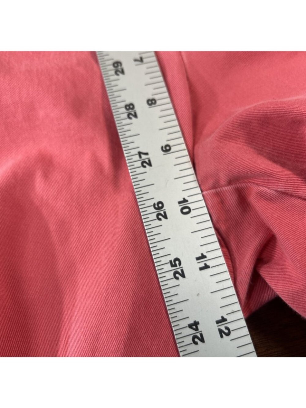 Dockers Cropped Pants Women’s Size 14 Pink coral Capri With pockets & belt loops - Picture 7 of 8